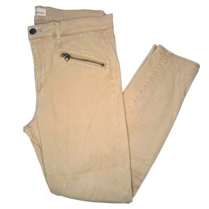 GAP True Skinny Zip Hem Khaki Pants Size 30